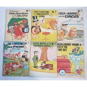 The Flintstones Yogi Bear Huckleberry Hound by Horace J. Elias 6 Durabooks 1972